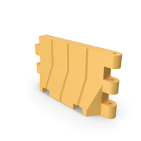 Orange Plastic Road Barrier PNG & PSD Images