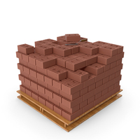 Bricks On Pallet PNG & PSD Images
