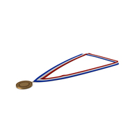 Bronze Award Medal with Ribbon PNG & PSD Images