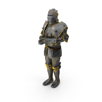 Medieval Knight Armor Suit With Intricate Patterns PNG & PSD Images