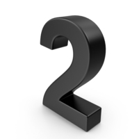 Number 2 PNG & PSD Images