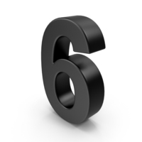 Number 6 PNG & PSD Images