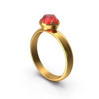 Cartoon Gold Ring PNG & PSD Images