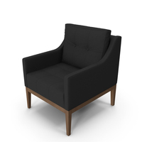 Carmen Armchair Black PNG & PSD Images