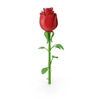 Cartoon Rose Flower PNG & PSD Images