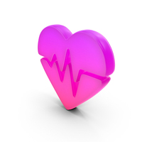 Heart Pulse Symbol PNG & PSD Images