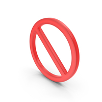 Prohibited Symbol Glowing PNG & PSD Images