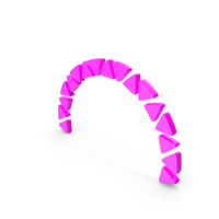 Triangle Shape Ring Decoration Coloured Icon PNG & PSD Images