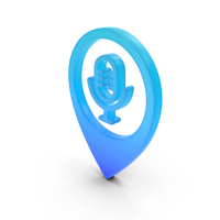 Location Radio Station Symbol Glowing PNG & PSD Images