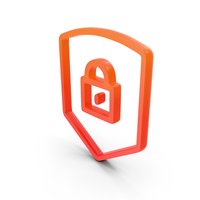 Lock Symbol Glowing PNG & PSD Images