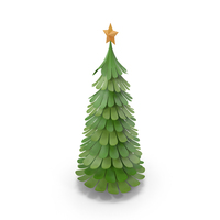 Christmas Tree Paper PNG & PSD Images