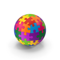 Colored Sphere Puzzle PNG & PSD Images