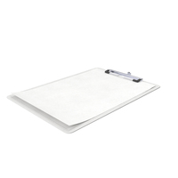 Office Stationary Clipboard White Blank PNG & PSD Images