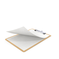 Office Stationary Clipboard Fibreboard Blank PNG & PSD Images
