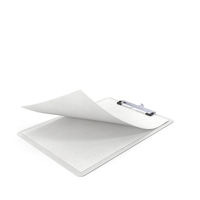 Office Stationary Clipboard White Blank PNG & PSD Images