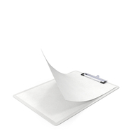 Office Stationary Clipboard White Blank PNG & PSD Images