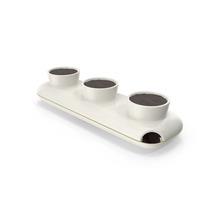 Stoneware Trio Pot Sagaform White PNG & PSD Images