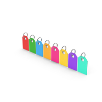 Colored Price Tags / Labels PNG & PSD Images