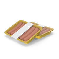 Yellow Sausage Packages PNG & PSD Images