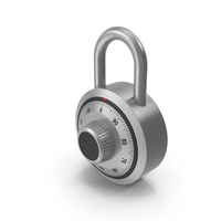 Dial Combination Padlock PNG & PSD Images
