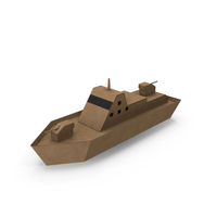 Cardboard Warship PNG & PSD Images