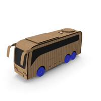 Cardboard Toy Bus PNG & PSD Images