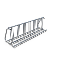 Floor Mounted Bike Rack PNG & PSD Images