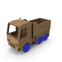 Cardboard Toy Dump Truck PNG & PSD Images