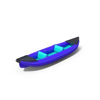 Inflatable Kayak With Paddle PNG & PSD Images