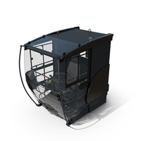 Tower Crane Cabin Black PNG & PSD Images