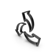 Recycling Arrow Outline Icon PNG & PSD Images