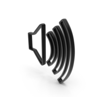 Volume Sound Speaker Symbol PNG & PSD Images