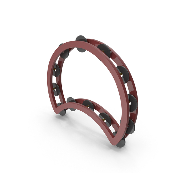 Tambourine Musical Instrument Red And Black PNG & PSD Images