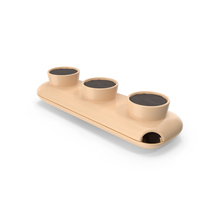 Ceramic Trio Pot Sagaform Beige PNG & PSD Images
