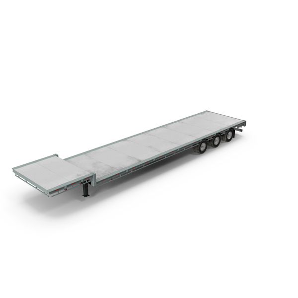 Flatbed Semi Trailer PNG & PSD Images