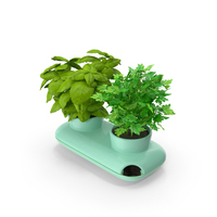 Herbs in Double Pot Sagaform Green PNG & PSD Images