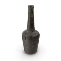 Vintage Glass Wine Bottle Old PNG & PSD Images