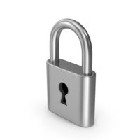 Steel Cartoony Padlock PNG & PSD Images