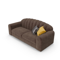 Malerba Red Carpet Collection Vintage Leather Sofa (RC 513) PNG & PSD Images