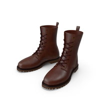 Boots Leather Brown PNG & PSD Images