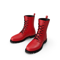 Boots Leather Red PNG & PSD Images