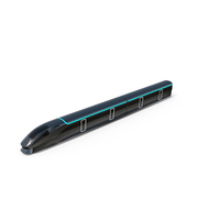 Futuristic Passenger Train Grey PNG & PSD Images