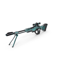 Futuristic Sniper Rifle Polar Owl PNG & PSD Images