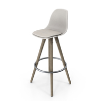 Nordic Blanco Stool PNG & PSD Images