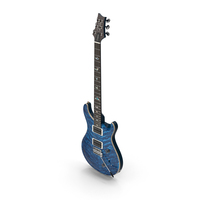 PRS Paul Reed Smith Custom 24 Blue PNG & PSD Images