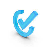 Tick Mark With Half Circle Symbol PNG & PSD Images