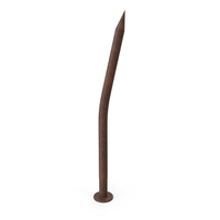 Rusty Old Nail PNG & PSD Images