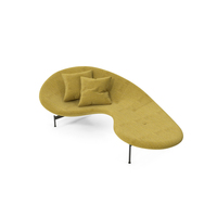 Bebitalia Eda Mame Curved Bench PNG & PSD Images