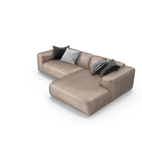 Rolf Benz Freistil 187 Leather Corner Sofa PNG & PSD Images