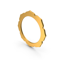 Sri Chakram Flower Icon Gold PNG & PSD Images